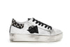 SNEAKERS IN PELLE CON DETTAGLI MACULATIE GLITTER