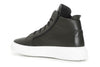 SNEAKERS ALTA IN PELLE CON CERNIERA