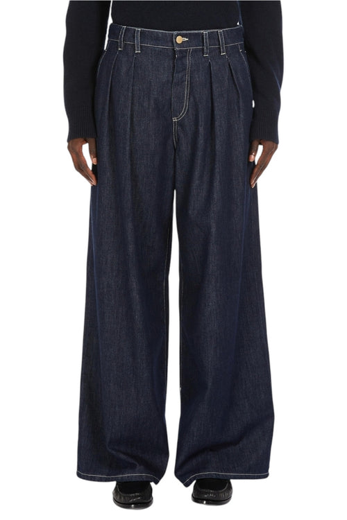 S Max Mara Jeans Denim scuro da donna