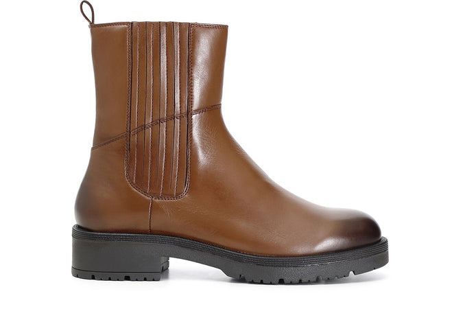 TRONCHETTO IN PELLE CON ELASTICO