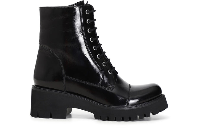 TRONCHETTO IN PELLE VERNICIATA