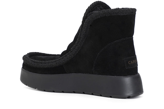 TRONCHETTO IN PELLE SCAMOSCIATA