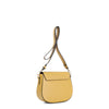 TRACOLLA CON PATTINA IN PELLE E CHIUSURA STRASS