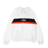 FILA Felpa Cappuccio Uomo Radomir Hoody Bright White/black/true Red da uomo