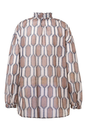 Bazar Deluxe Camicie Marrone/beige da donna