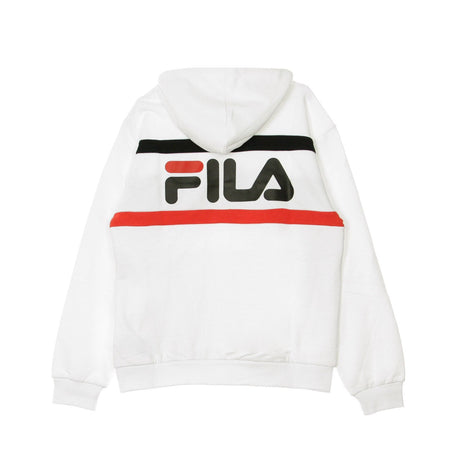 FILA Felpa Cappuccio Uomo Radomir Hoody Bright White/black/true Red da uomo