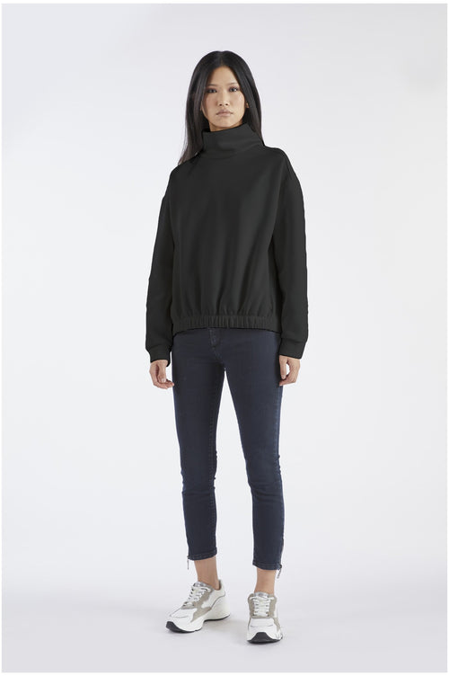 FELPA CON ZIP DIETRO