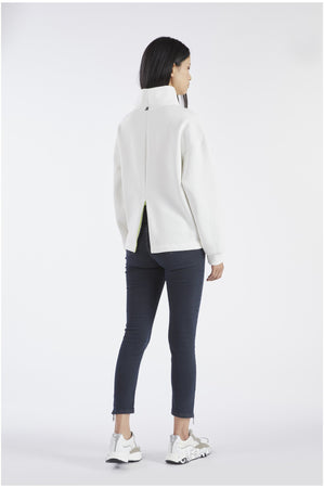 FELPA CON ZIP DIETRO