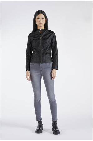 BIKER SIMILPELLE LAMINATO
