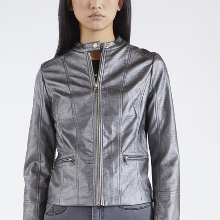 BIKER SIMILPELLE LAMINATO