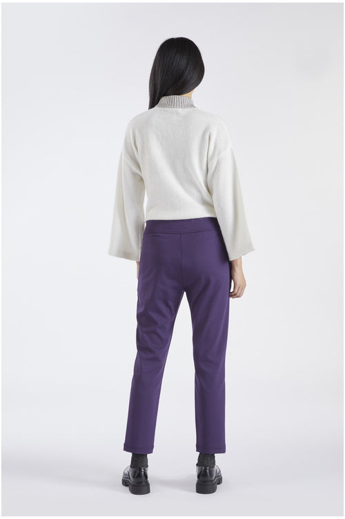 MAGLIONE CON COLLETTO DI LUREX