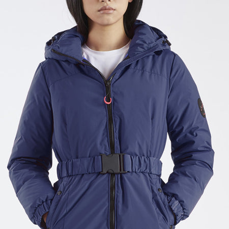 PIUMINO CON CINTURA ELASTICATA