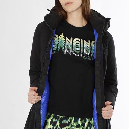 PIUMINO CON CINTURA ELASTICATA