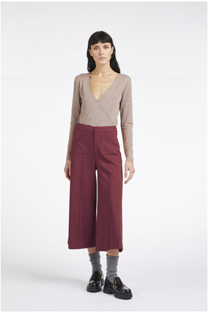 PANTALONE CULOTTE ELASTICIZZATO