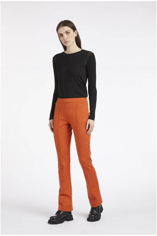 PANTALONE PALAZZO ELASTICIZZATO