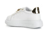SNEAKERS IN PELLE CON ACCESSORIO GIOIELLO