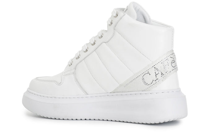 GINNICA MID IN PELLE CON NASTRO LOGATO