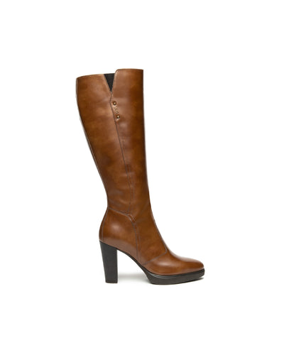 Nero Giardini stivali donna in pelle col. cuoio I514611D400