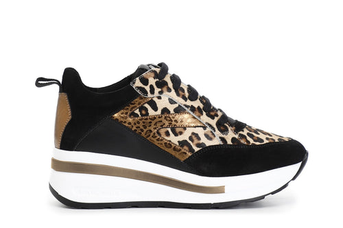 SNEAKER IN PELLE PATCHWORK