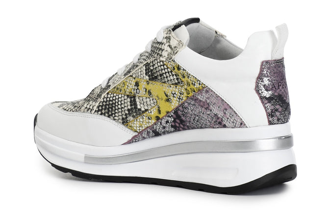 SNEAKER IN PELLE PATCHWORK