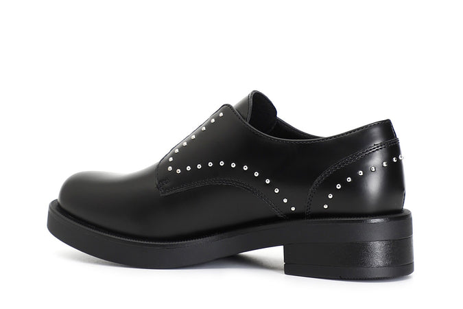 DERBY IN SIMILPELLE SPAZZOLATA CON ELASTICO