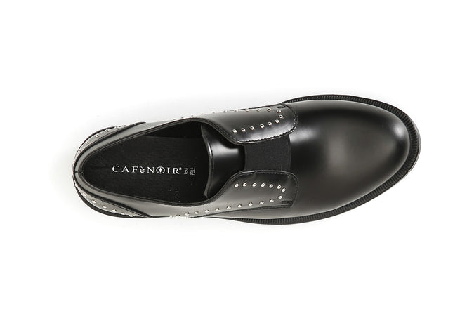 DERBY IN SIMILPELLE SPAZZOLATA CON ELASTICO