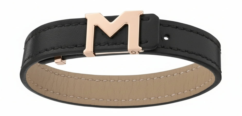 MONTBLANC LEATHER Mod. M LOGO