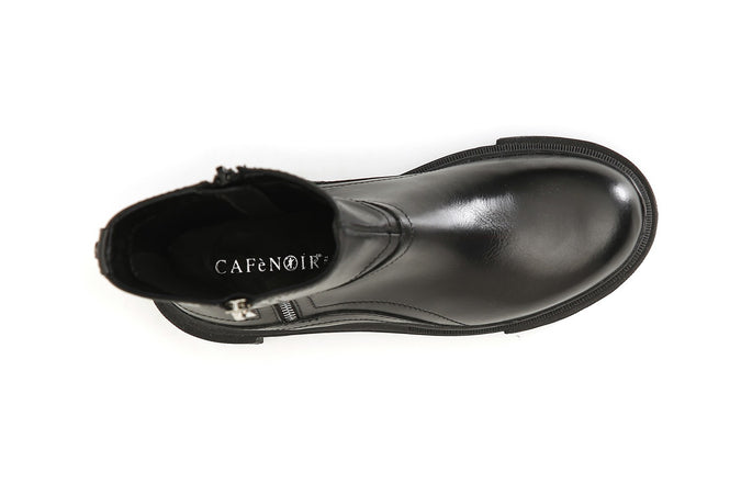 TRONCHETTO IN PELLE CON CERNIERA METALLO