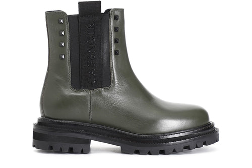 TRONCHETTO IN PELLE CON ELASTICO