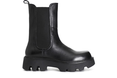 TRONCHETTO IN PELLE CON ELASTICO
