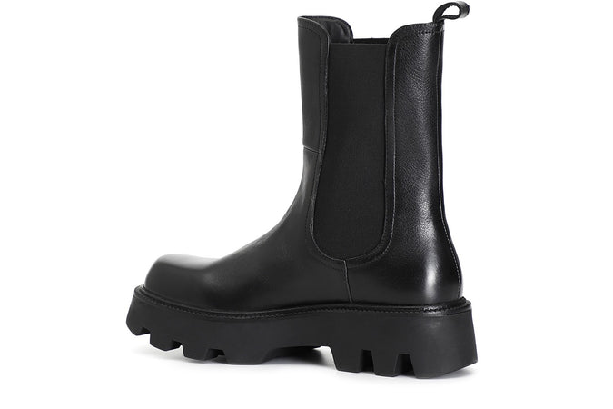TRONCHETTO IN PELLE CON ELASTICO
