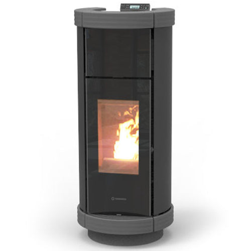 Thermorossi Termostufa a Pellet Dorica Supreme Idra Metalcolor 22,5 kW
