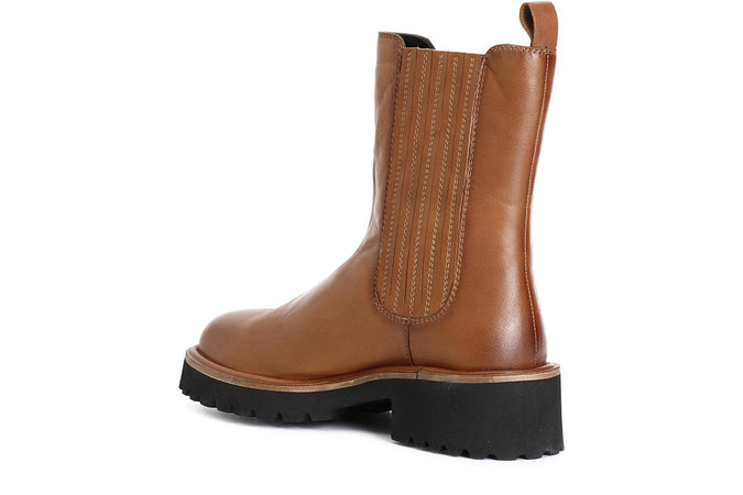 TRONCHETTO IN PELLE CON ELASTICO