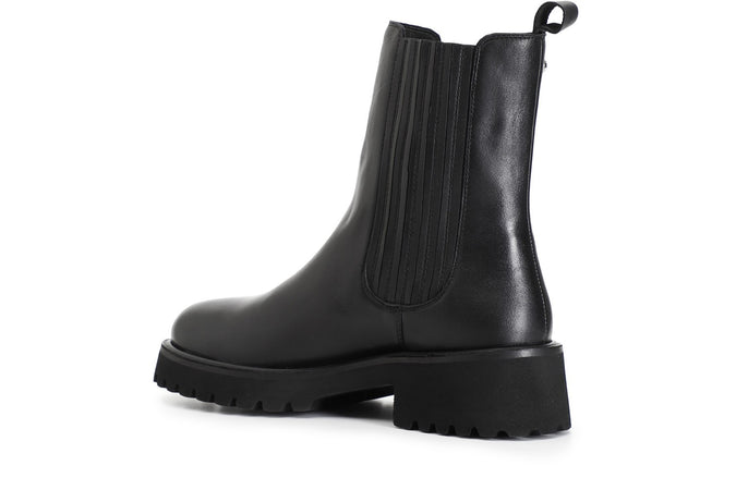 TRONCHETTO IN PELLE CON ELASTICO