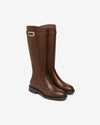 Nero Giardini stivali donna in pelle beige I514714D412
