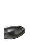 STIVALE IN PELLE E LYCRA STRETCH CON FIBBIA