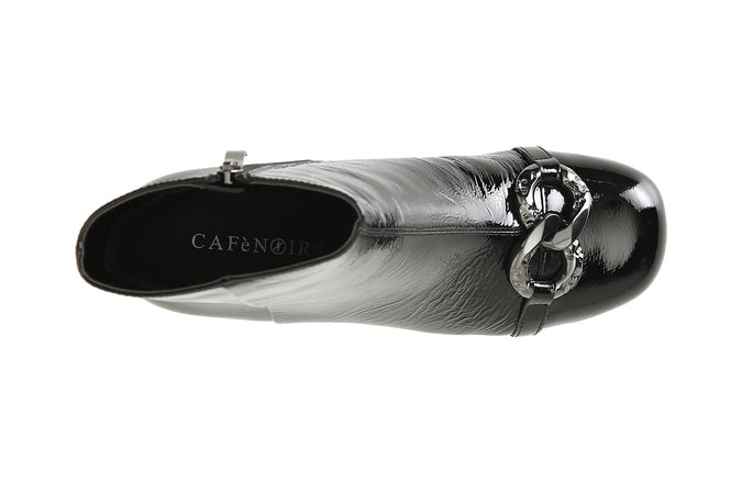 TRONCHETTO IN VERNICE CON MORSETTO