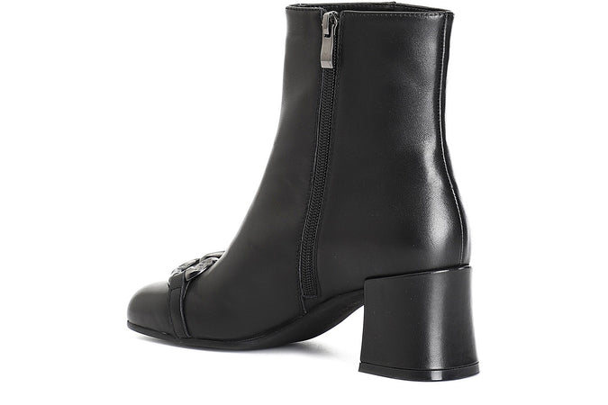 TRONCHETTO IN NAPPA CON MORSETTO