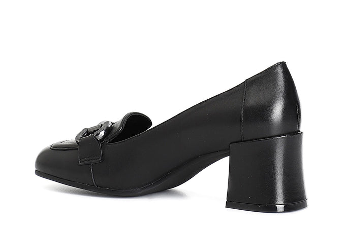 MOCASSINO IN NAPPA CON MORSETTO