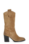 STIVALE 3/4 IN PELLE SCAMOSCIATA