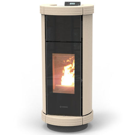 Thermorossi Termostufa a Pellet Dorica Supreme Idra Metalcolor 22,5 kW