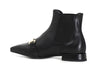 TRONCHETTO IN NAPPA CON ELASTICO E MORSETTO
