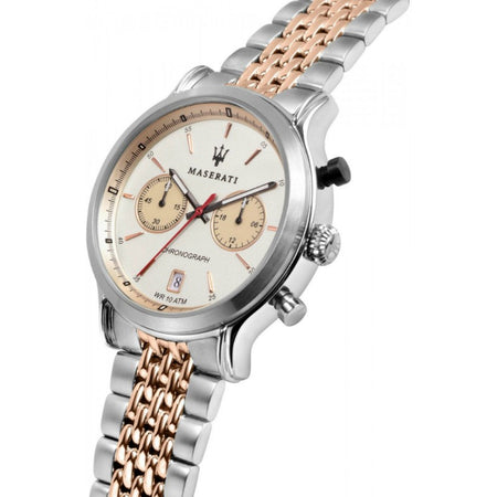Orologio MASERATI uomo Legend cronografo acciaio / oro rosa