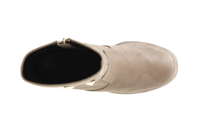 TRONCHETTO IN MICROFIBRA CON MOTIVO QUATTRO ESAGONI