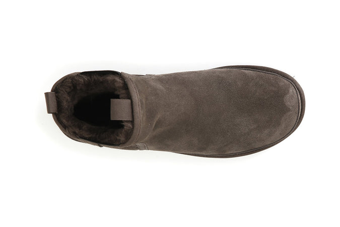 TRONCHETTO IN PELLE SCAMOSCIATA CON ELASTICO