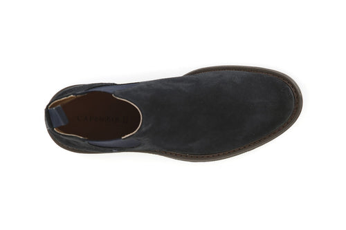 TRONCHETTO IN PELLE SCAMOSCIATA CON ELASTICI