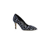 DECOLLETE IN TESSUTO GLITTER LEOPARDO