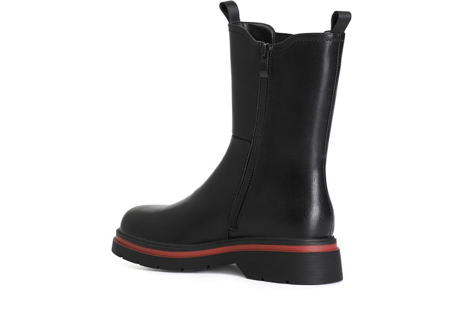 STIVALETTO 3/4 IN SIMILPELLE CON ELASTICO