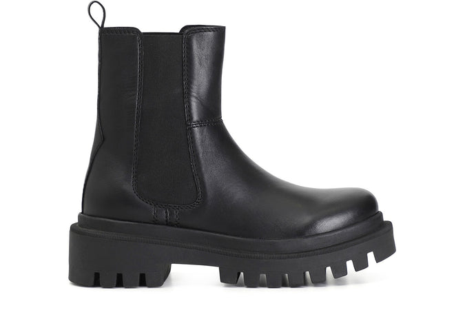 TRONCHETTO IN PELLE CON ELASTICO
