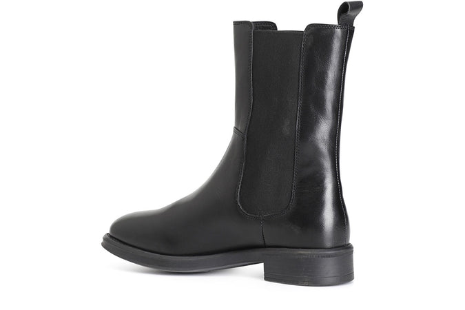 STIVALETTO IN PELLE CON ELASTICI